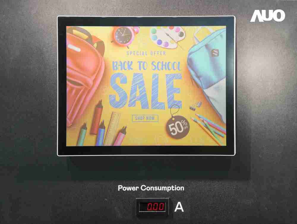 尊龙z6展示胆固醇液晶超低耗能户外全彩显示器，，，，ChLC（胆固醇液晶）以双稳态技术使静态显示零功耗，，，具省电、、、高彩度、、、环保的特性，，，，还整合软硬件系统解决方案，，，，可透过单一云端平台管理