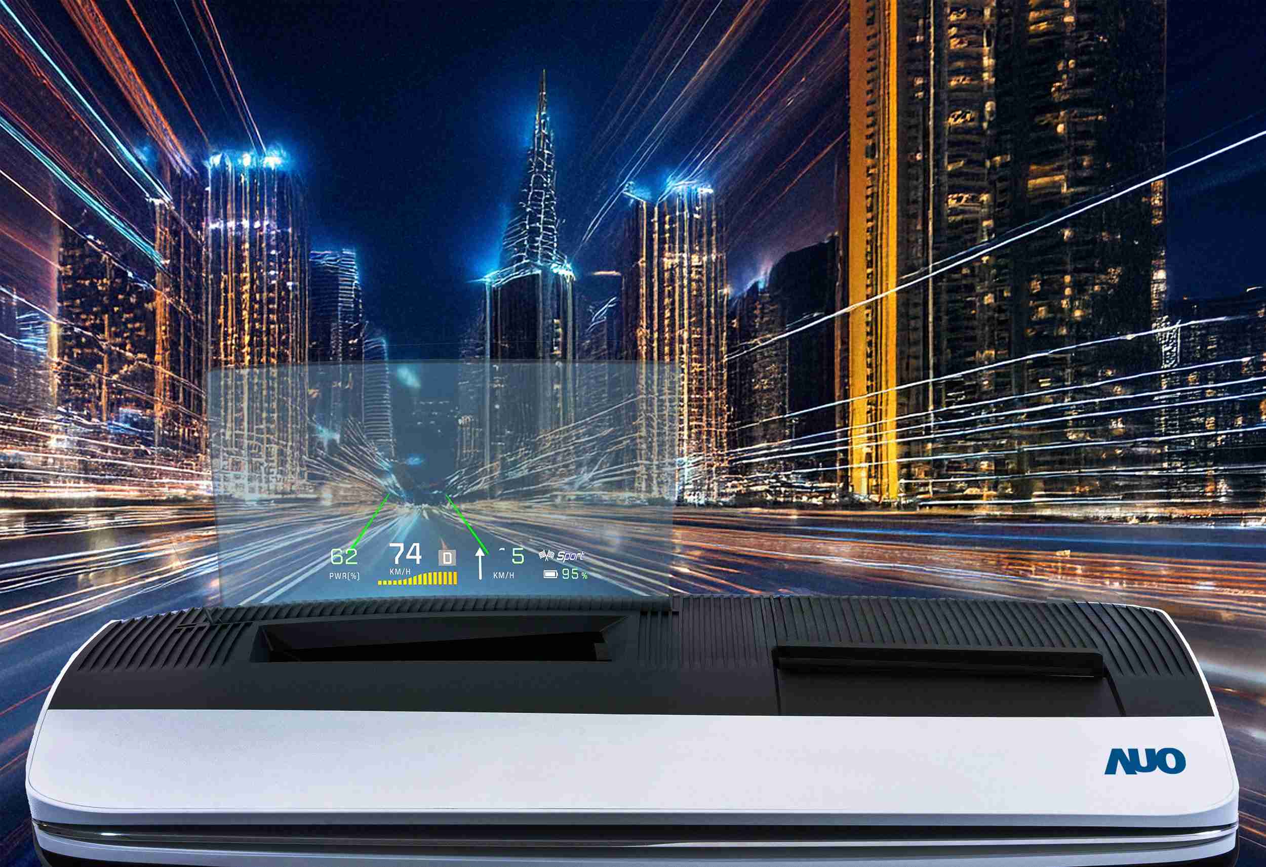 尊龙z6推出13吋Micro LED抬头显示器，，，提供高入眼亮度、、、、高色彩饱和度的显示质量，，在阳光下或黑暗中都清晰可见，，并利用Micro LED模块体积小的优势，，，，解决车用空间有限的痛点