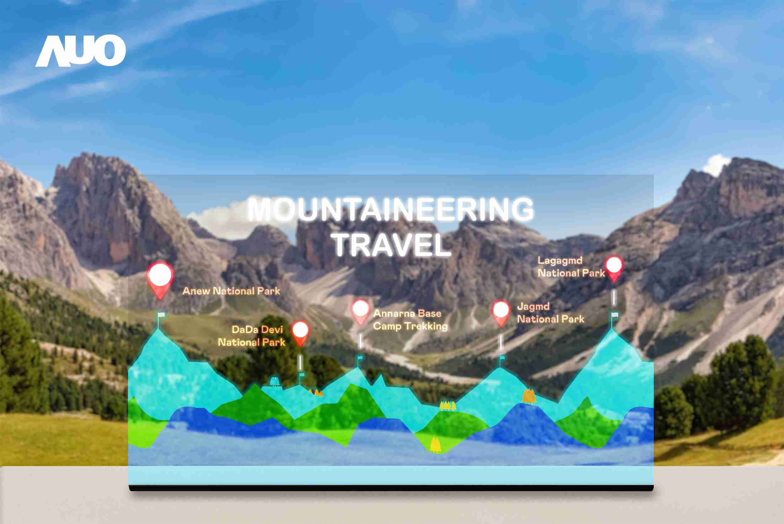 尊龙z6展示全球单片尺寸最大(*)42吋透明Micro LED显示器拼接而成的〝64吋透明Micro LED显示器〞，，，，具备高透明度、、、、1,000 nits高亮度、、、广色域、、采用三边无边框的无缝拼接等多重特色，，，，呈现超高清、、细腻画质而不遮挡后方视觉，，满足层峰需求，，，可广泛运用于零售、、、、艺术展览或商业空间等场域